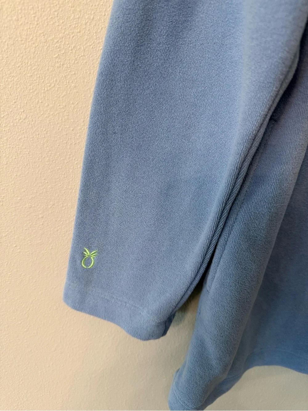 Dudley Stephens Cobble Hill Turtleneck Fleece Tunic Blue XL